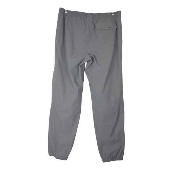 L.L. Bean men's gray elastic waist standard fit tapered leg multisport joggers L - Picture 2 of 14